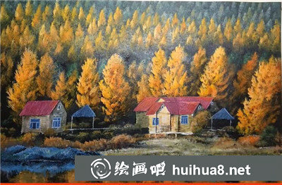 丙烯畫風(fēng)景視頻教學(xué)