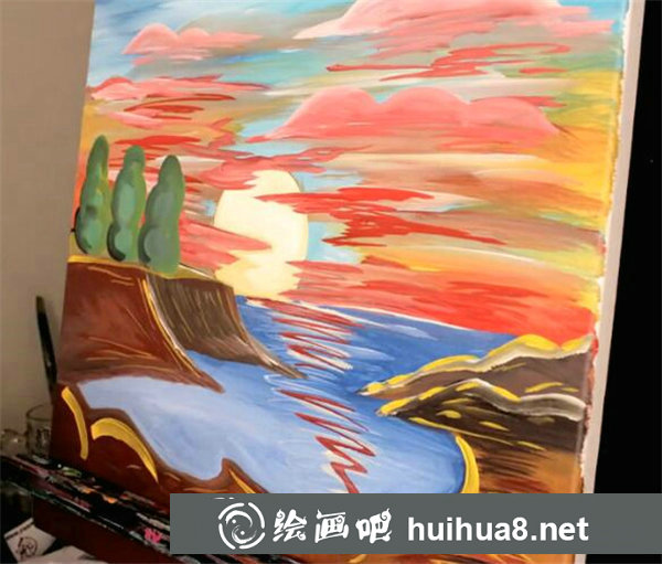 簡單好看的丙烯畫教程