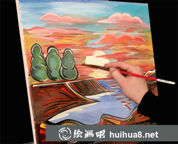 簡單好看的丙烯畫教程