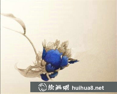 丙烯畫入門：花蕾的上色技法繪畫