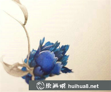 丙烯畫入門：花蕾的上色技法繪畫