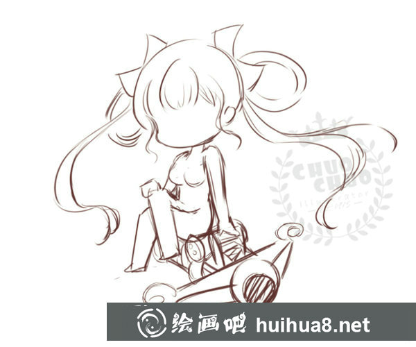 Q版孫尚香畫法