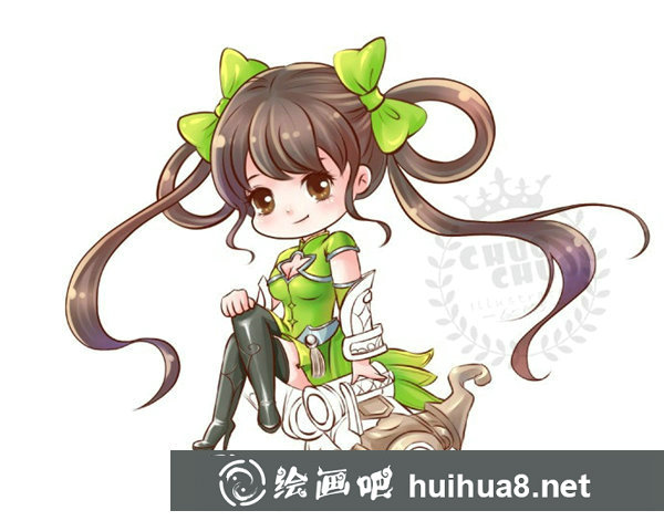 Q版孫尚香畫法