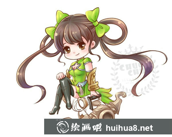 Q版孫尚香畫法
