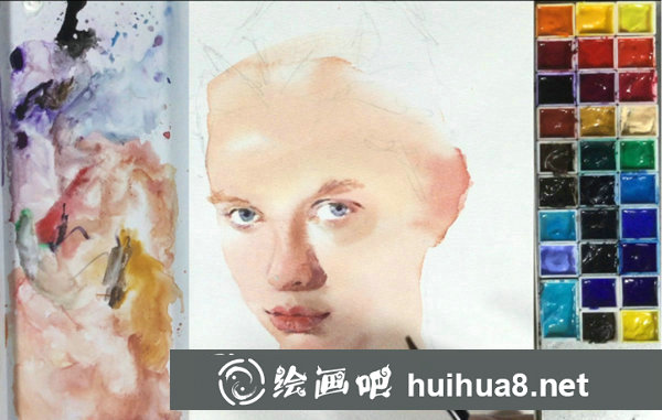 簡單的水彩人物畫教程