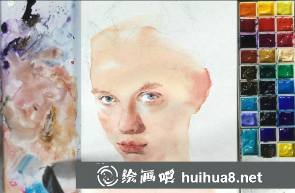 簡單的水彩人物畫教程