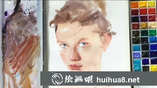 簡單的水彩人物畫教程