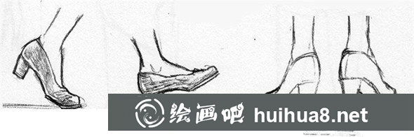 高跟單鞋畫法步驟三