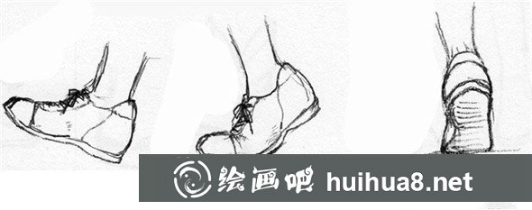 運動鞋畫法步驟三