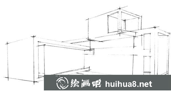 現(xiàn)代建筑速寫步驟教程