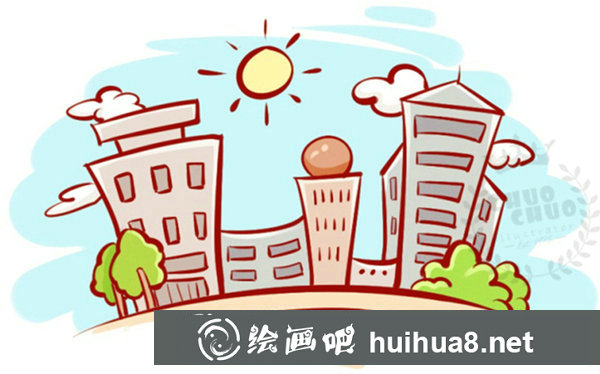 兒童畫我的校園怎么畫?