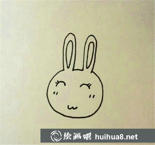 兒童畫教程：簡(jiǎn)單又可愛的小兔子怎么畫?