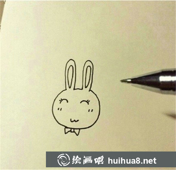 兒童畫教程：簡(jiǎn)單又可愛的小兔子怎么畫?