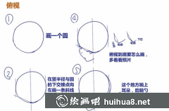 漫畫(huà)頭部畫(huà)法多角度解析