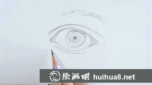 鋼筆畫教程：鋼筆畫眼睛的上色技巧教學(xué)