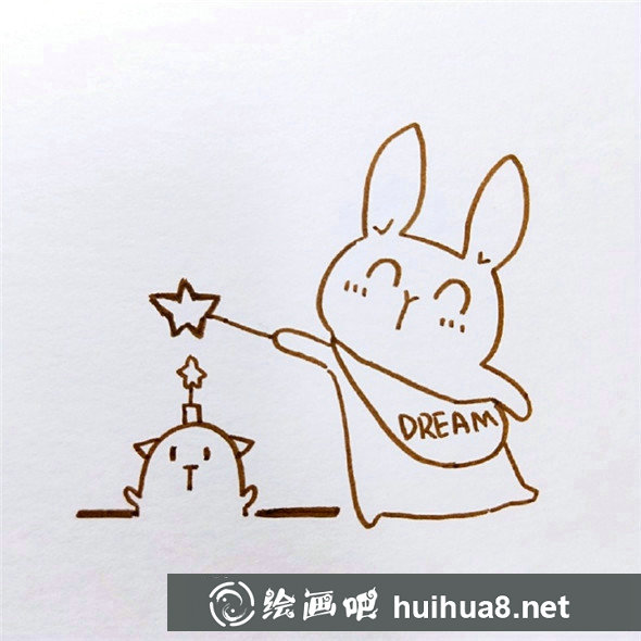 兒童繪畫(huà)：小小魔法師畫(huà)法