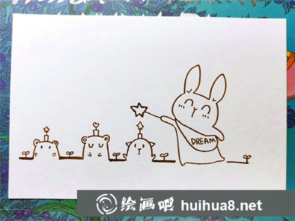 兒童繪畫(huà)：小小魔法師畫(huà)法