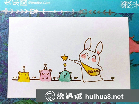 兒童繪畫(huà)：小小魔法師畫(huà)法