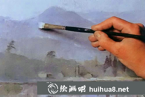 油畫(huà)技法之刮除法