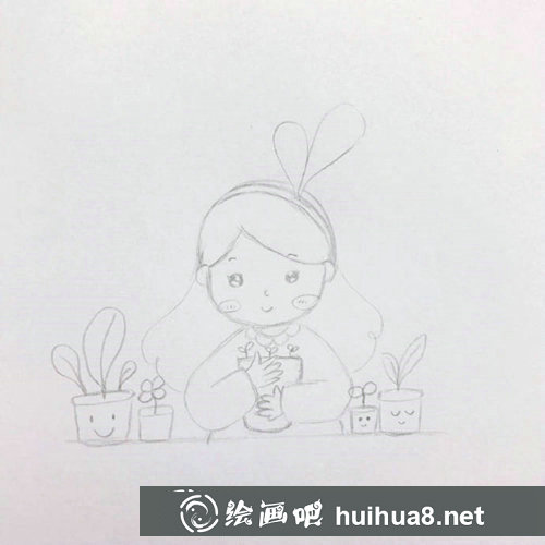 畫小女孩簡(jiǎn)單又漂亮