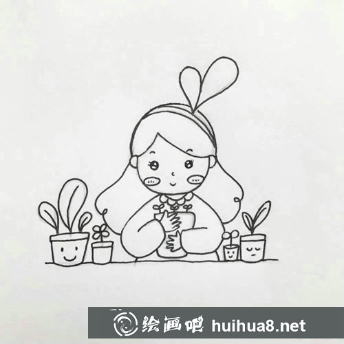 畫小女孩簡(jiǎn)單又漂亮
