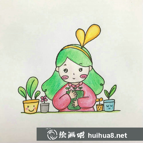 畫小女孩簡(jiǎn)單又漂亮