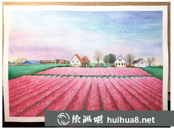 簡單的風(fēng)景水彩畫教程
