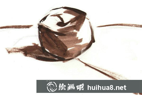 水粉畫(huà)蘋(píng)果的步驟