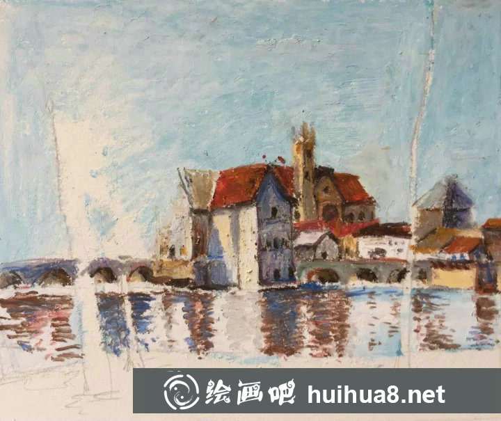 簡(jiǎn)易油畫(huà)棒風(fēng)景畫(huà)教程