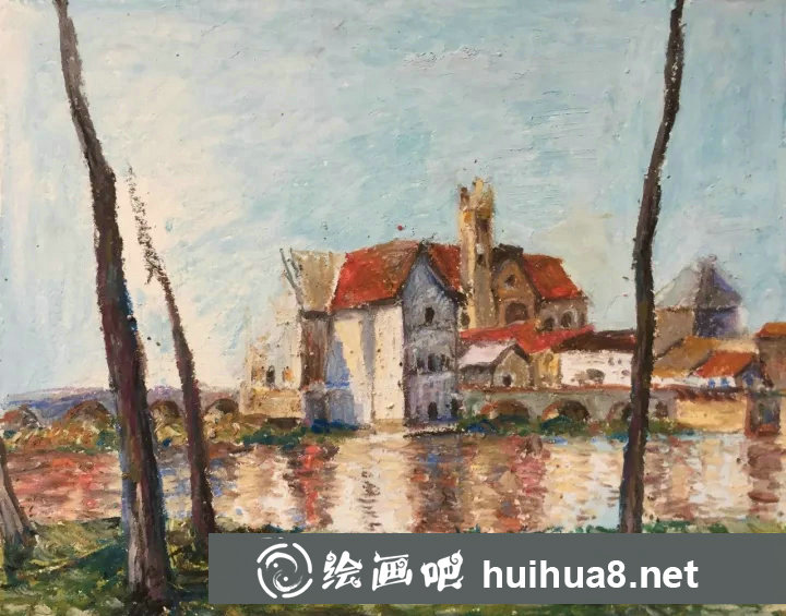簡(jiǎn)易油畫(huà)棒風(fēng)景畫(huà)教程