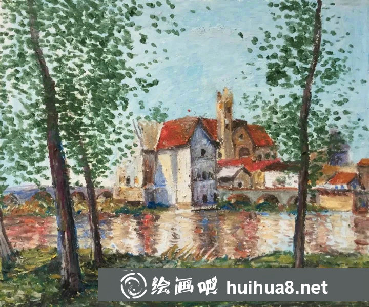簡(jiǎn)易油畫(huà)棒風(fēng)景畫(huà)教程