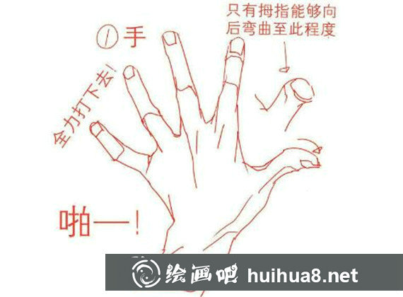 漫畫教程：手部漫畫畫法精講教程