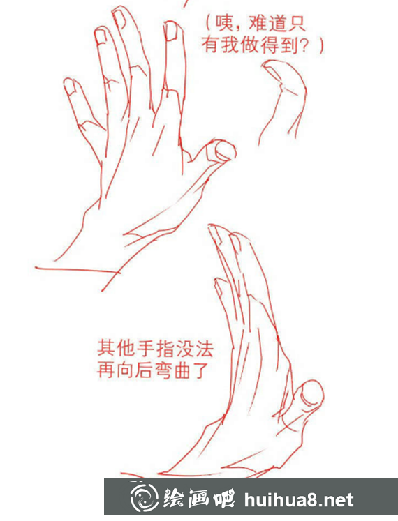 漫畫教程：手部漫畫畫法精講教程