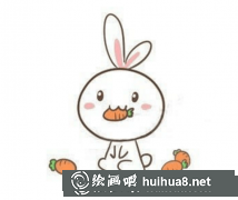 手繪萌兔教程兒童繪畫教學(xué)