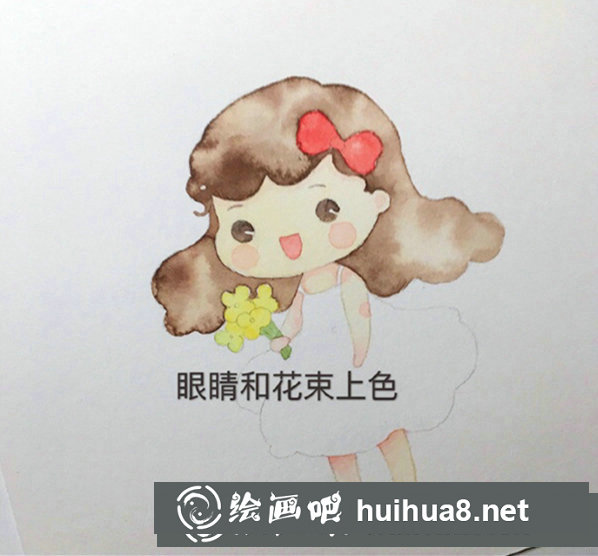 小清新水彩畫(huà)女孩教程