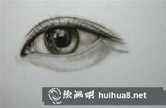 炭筆繪眼教程：唯美眼睛手繪教學(xué)