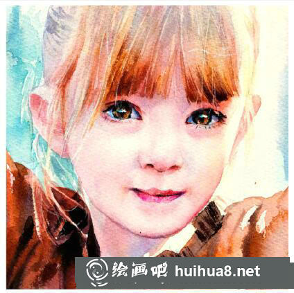 水彩畫(huà)：小女孩的水彩畫(huà)教學(xué)