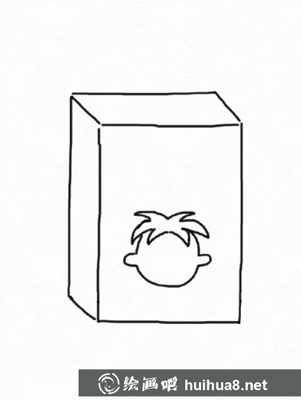 兒童畫：旺仔牛奶兒童畫畫法
