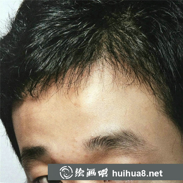 素描入門：頭像素描額頭的比例關(guān)系精講教程