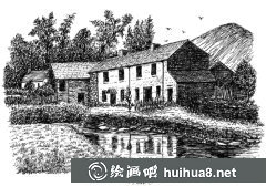 鋼筆畫教程風(fēng)景速寫步驟圖解