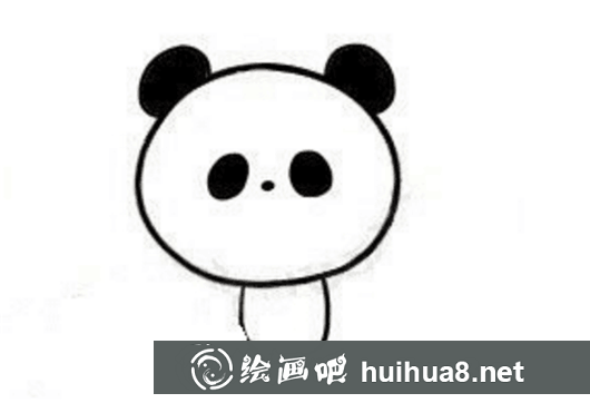 大熊貓?jiān)趺串?？大熊貓兒童畫教? style=