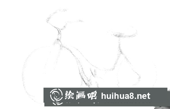 速寫(xiě)自行車(chē)畫(huà)法步驟