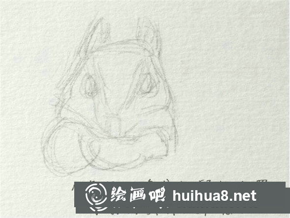 鋼筆畫(huà)動(dòng)物教程：小松鼠鋼筆畫(huà)具體畫(huà)法教學(xué)