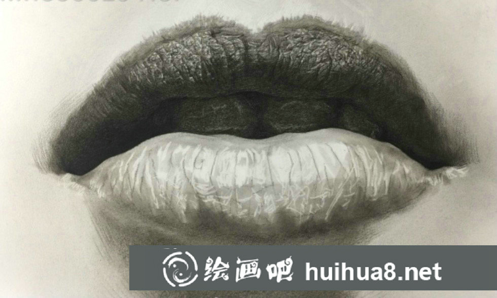 素描嘴唇的畫法步驟圖