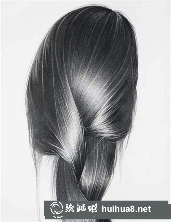 素描教程：頭發(fā)的素描畫(huà)畫(huà)法精講解析
