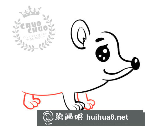 兒童畫刺猬的畫法