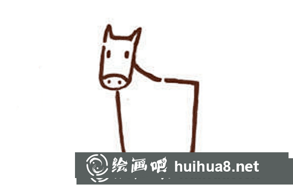 兒童畫教程：簡單的斑馬畫法
