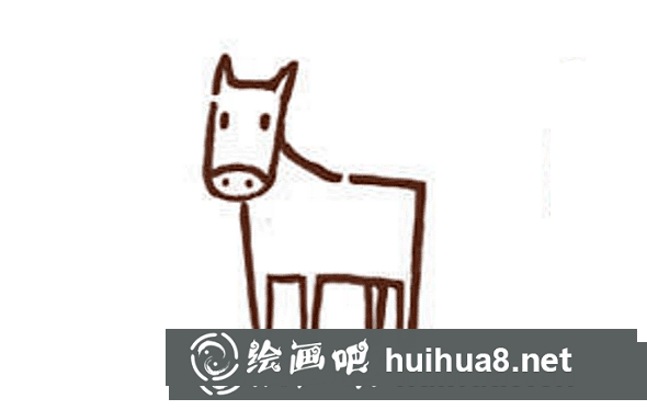 兒童畫教程：簡單的斑馬畫法