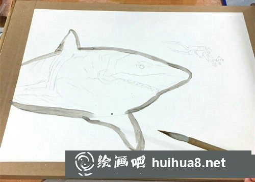 手繪可愛小熊上色