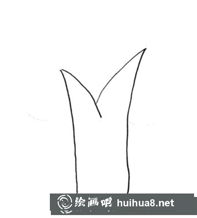 兒童畫蘋果樹的步驟圖